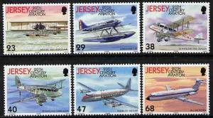 Jersey 2003 Centenary of Powered Flight set of 6 unmounte...