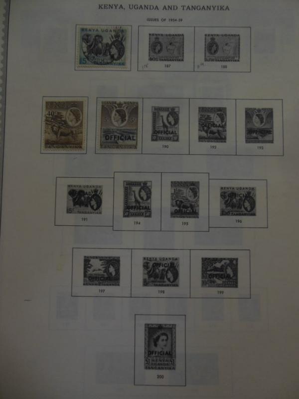 EDW1949SELL : K.U.T. Mint & Used collection, all different on album pages.