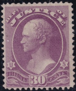 #O33 Mint NG, F-VF (CV $625 - ID35986) - Joseph Luft