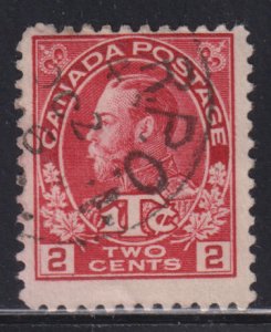 Canada MR3 King George V - War Tax 2¢ 1916