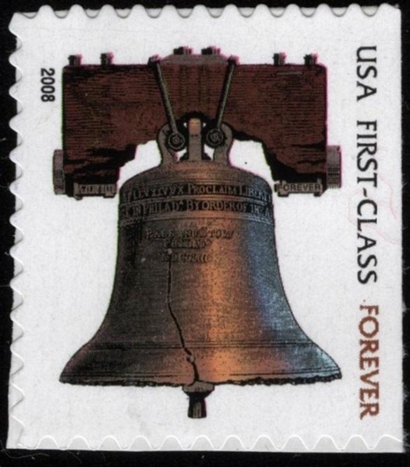 SC#4125b (42¢) Liberty Bell Booklet Single: (2008) SA