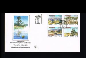 1990 - Namibia FDC/Cover - Geography - Landscapes [CP062]