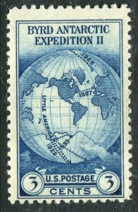 753  3c Byrd Antarctic Exposition,  NGAI  MINT