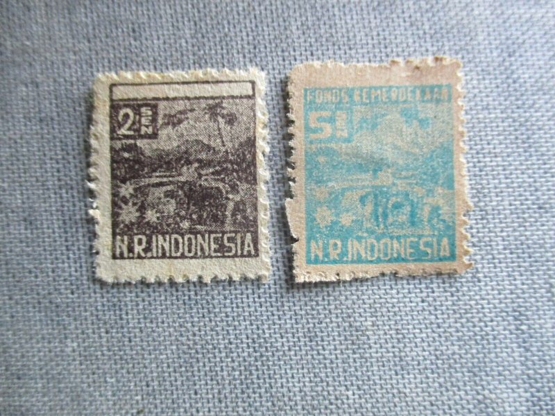 Indonesia, Scott# 2L24, 2L27, MH