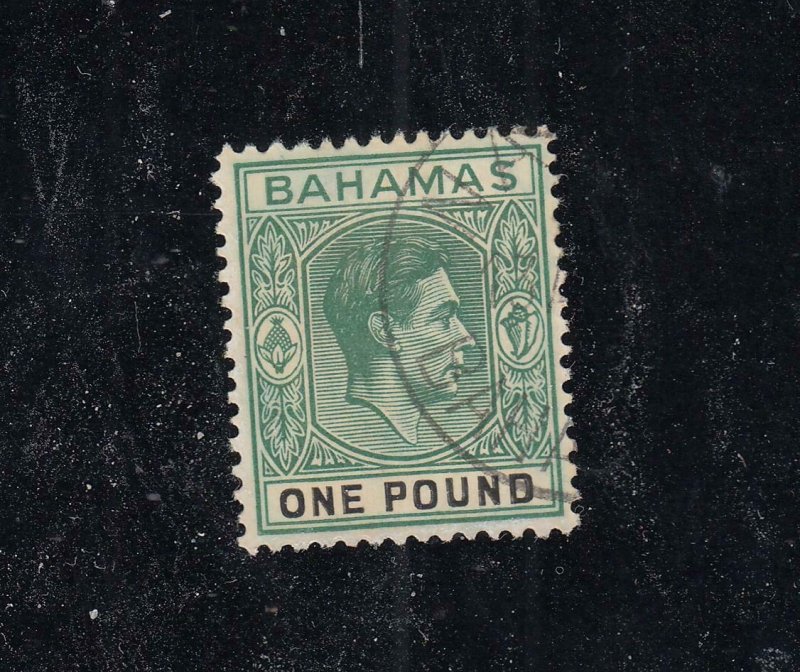 BAHAMAS # SG 57 VF-£1 FROM THE HILLSON COLLECTION CAT VALUE £140 or  $174