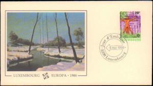 Luxembourg, First Day Cover, Europa