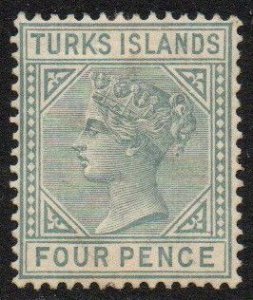 Turks Islands Sc #50 Mint no gum