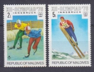 1976 Maldive Islands 634,637 1976 Olympic Games in Innsbruck