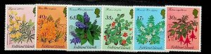 FALKLAND ISL. Sc 624-9 NH ISSUE OF 1995 - FLOWERS - (JS23)
