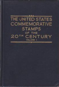 US Commemorative Stamps of the 20th Century, Max Johl. Matched set of 2 volumes