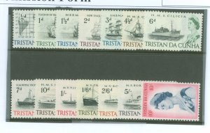 Tristan da Cunha #71-84 Unused