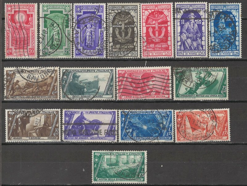 COLLECTION LOT # 5516 ITALY 16 STAMPS 1932+ CV+$28