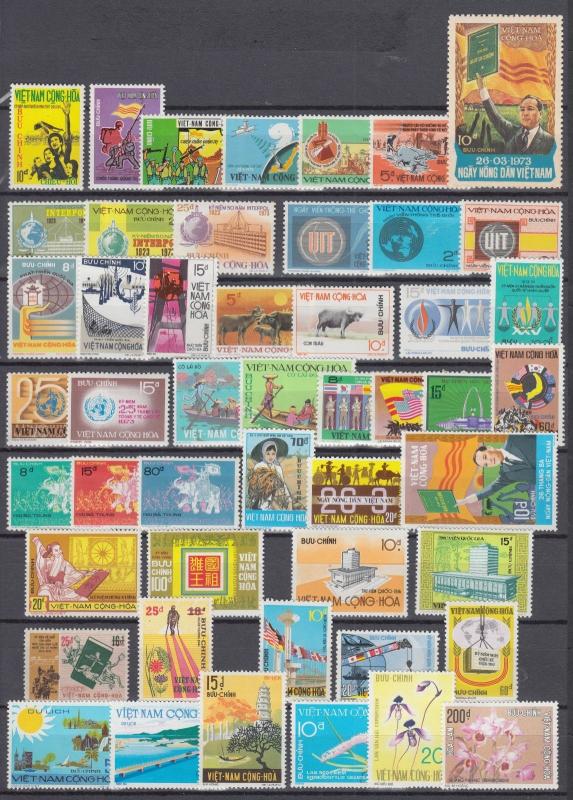 South Vietnam 1951-1975 100% Complete Collection include Unissued MNH Luxe