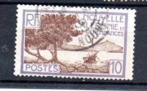 NEW CALEDONIA - 10 Cents - 1928 - BAIE DE LA POINTE DES PALETUVIERS - Used -