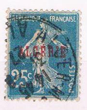 Algeria 13 Used France overprint 1924 (A0395)