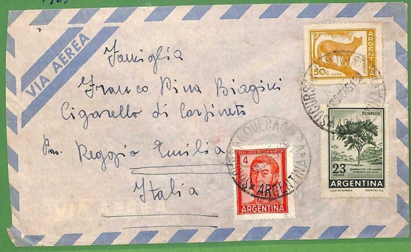 98635 - ARGENTINA - POSTAL HISTORY -  AIRMAIL  COVER to ITALY 1965