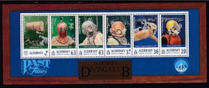 Alderney 118a Diving Souvenir Sheet MNH VF