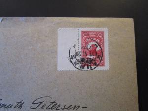 Light Corner Lithuania 1926 Airmail Cover to Germany / Light Bottom Fold - Z5375