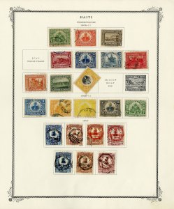 Haiti Old Time Stamp Collection