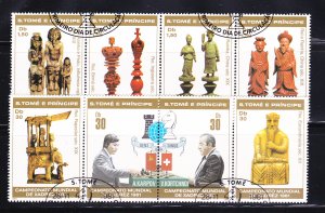 St Thomas and Prince Islands 618-624 Set U Chess