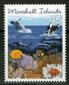 ZAYIX Marshall Islands 1017 MNH Marine Life Whales Fish Coral 100323S181M