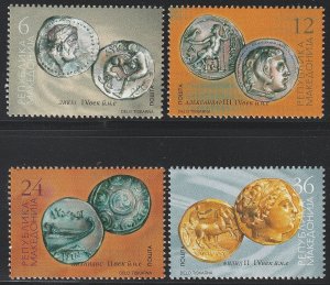 EDSROOM-14468 Macedonia 232-236 MNH 2002 Complete Coins