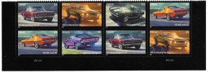 US #5715-5719 MNH Double Plate Block.  Pony Cards.  Nice.