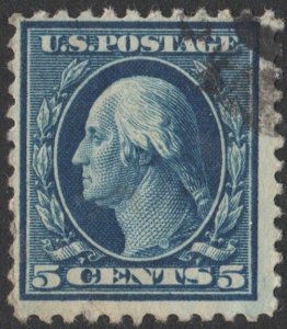 SC#504 5¢ Washington Single (1917) Used