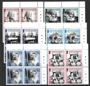 S.GEORGIA&S.SANDWICH SG519/24 2011 PETS IN BLOCKS OF 4 MNH