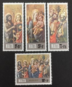 Malta 1976 #B23-6, Paintings, MNH.