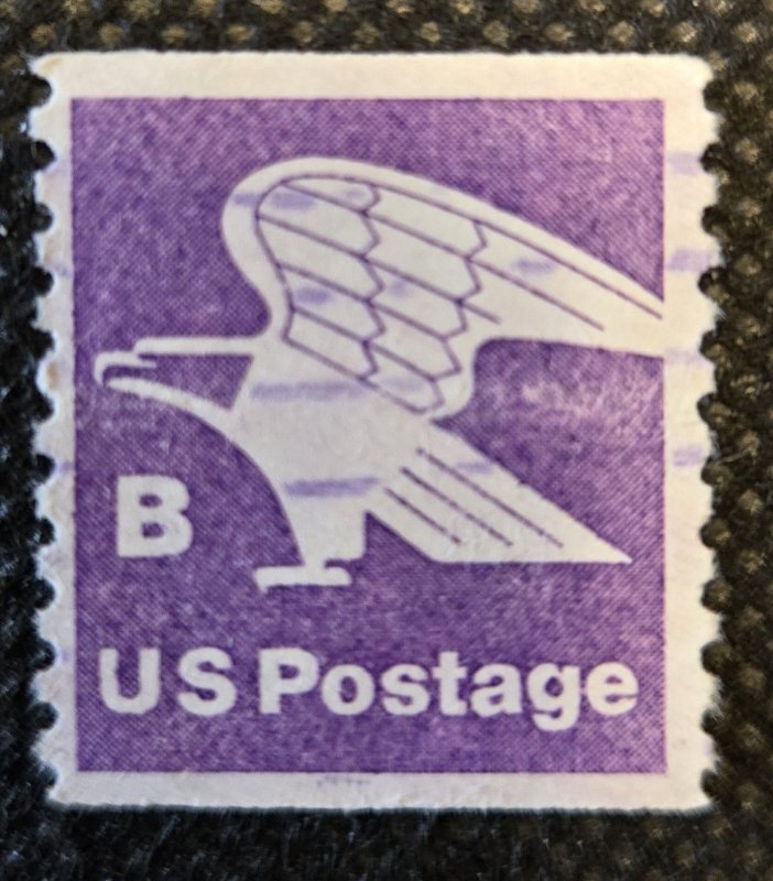 USA, 1981, P.O. Eagle Postage B, #1818, used, SCV$.25