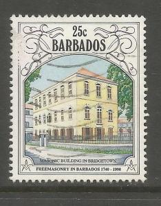 BARBADOS 803 USED, FREEMASONRY IN BARBADOS, 250TH ANNIV.