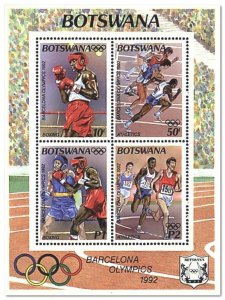 Botswana 1992 MNH Stamps Souvenir Sheet Scott 539a Sport Olympic Games Boxing