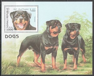 Wb113 1997 Somalia Fauna Pets Dogs Domestic Animals Bl Mnh