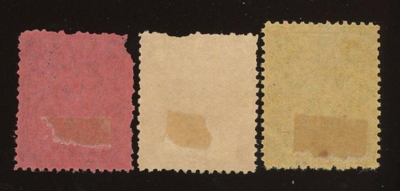 China Treaty Ports Kewkiang Stamp # 4 , 5 , 10