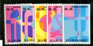 1980 Surinam Sc #B266-70 MNH** cv.$2.90  ( 1803 WX )