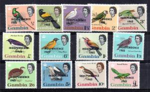 Gambia 1965 Independence mint LHM set SG215-217 WS4708