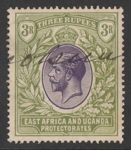 KENYA, UGANDA & TANGANYIKA : 1912 KGV 3R, wmk mult crown. SG 55 cat £130 for U.