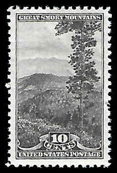 PCBstamps   US # 749 10c Great Smokey Mountain, MNH, (5)