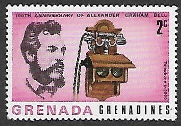 Grenada Grenadines # 207 - A.Graham Bell - MNH.....{BRN22}