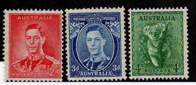 Australia 169-171 Mint Hinged