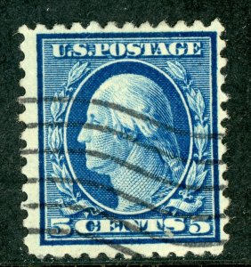 USA 1917 Washington 5¢ Unwmk Perf 11 Scott 504 VFU N617