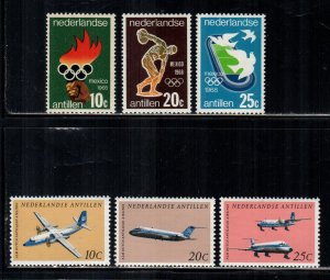 Netherlands Antilles #313-15, 315A-15C  MNH  Scott $1.50