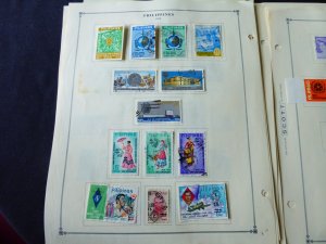 Philippines 1960-1973 Stamp Collection on Scott International Album Pages