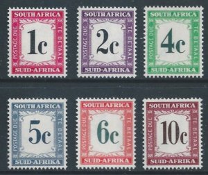 South Africa #J46-51 NH 1961 Postage Dues
