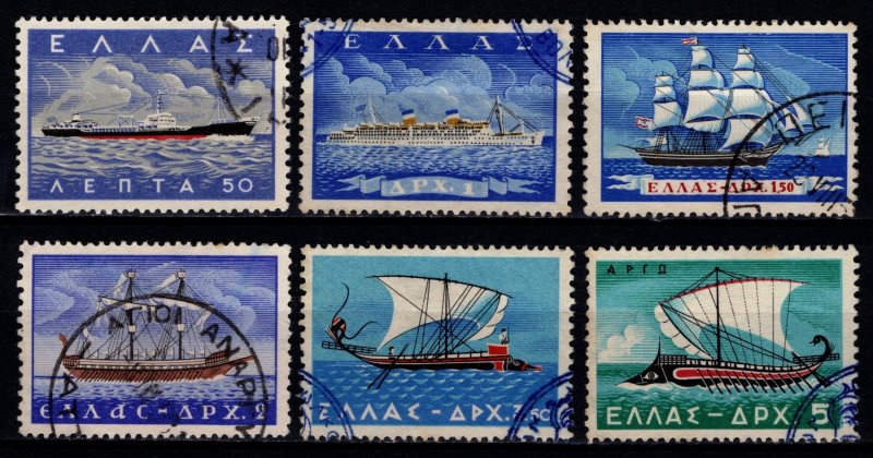 Greece 1958 Greek Merchant Marine Commemoration, Set [Used]