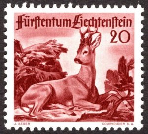 1950, Liechtenstein 20c, MH, XF-93, Sc 243