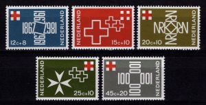 Netherlands 1967 Centenary of Dutch Red Cross, Set [Unused]