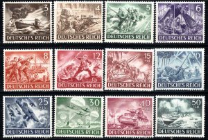 Germany Reich Scott # B218 - B229, mint nh