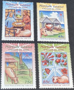 NORFOLK ISLAND # 610-613-MINT NEVER/HINGED--COMPLETE SET--1996